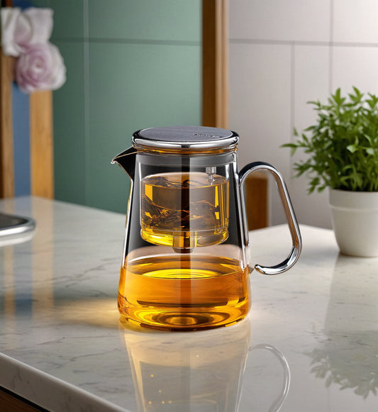 Luxury glass teapot 800ml.